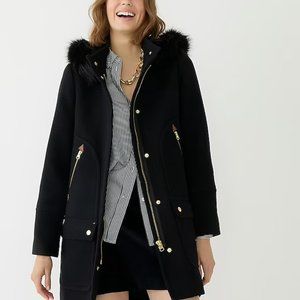 New chateau parka in Italian stadium-cloth - Black 4P